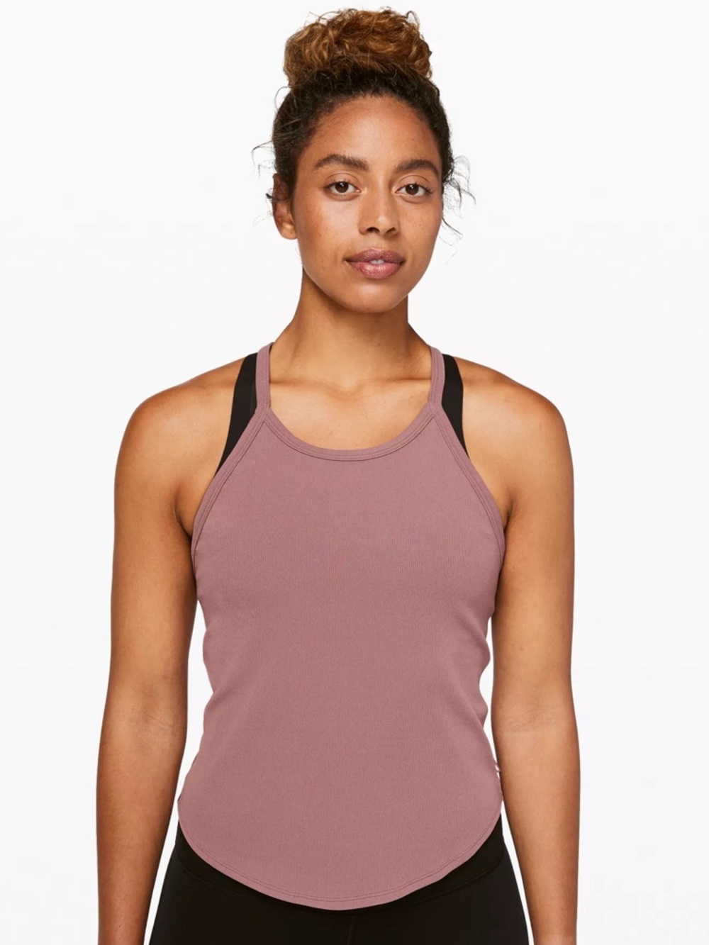 Lululemon Stonger as One Ribbed Tank - Red Dust - Gym Workout Yoga